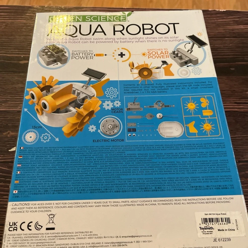 SMITH Aqua Robot Kit with Yellow and Blue Accents